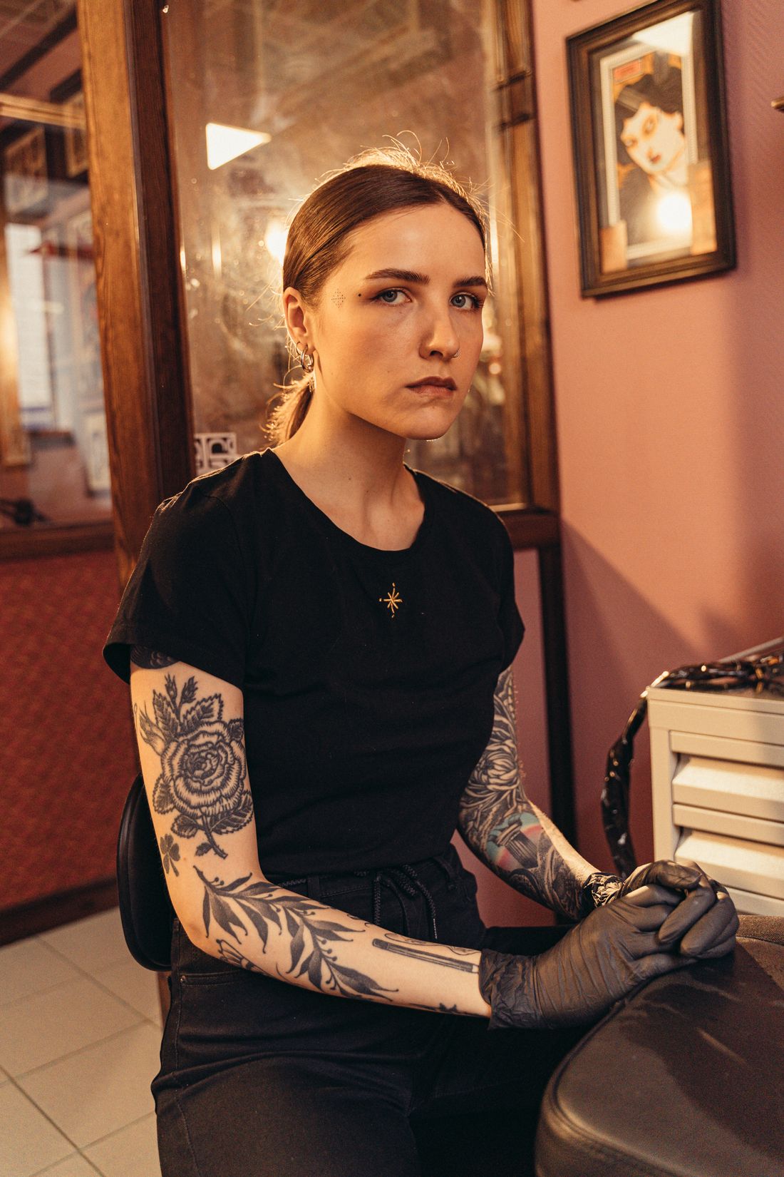 Mara Vale — Blackwork & Dark Realism