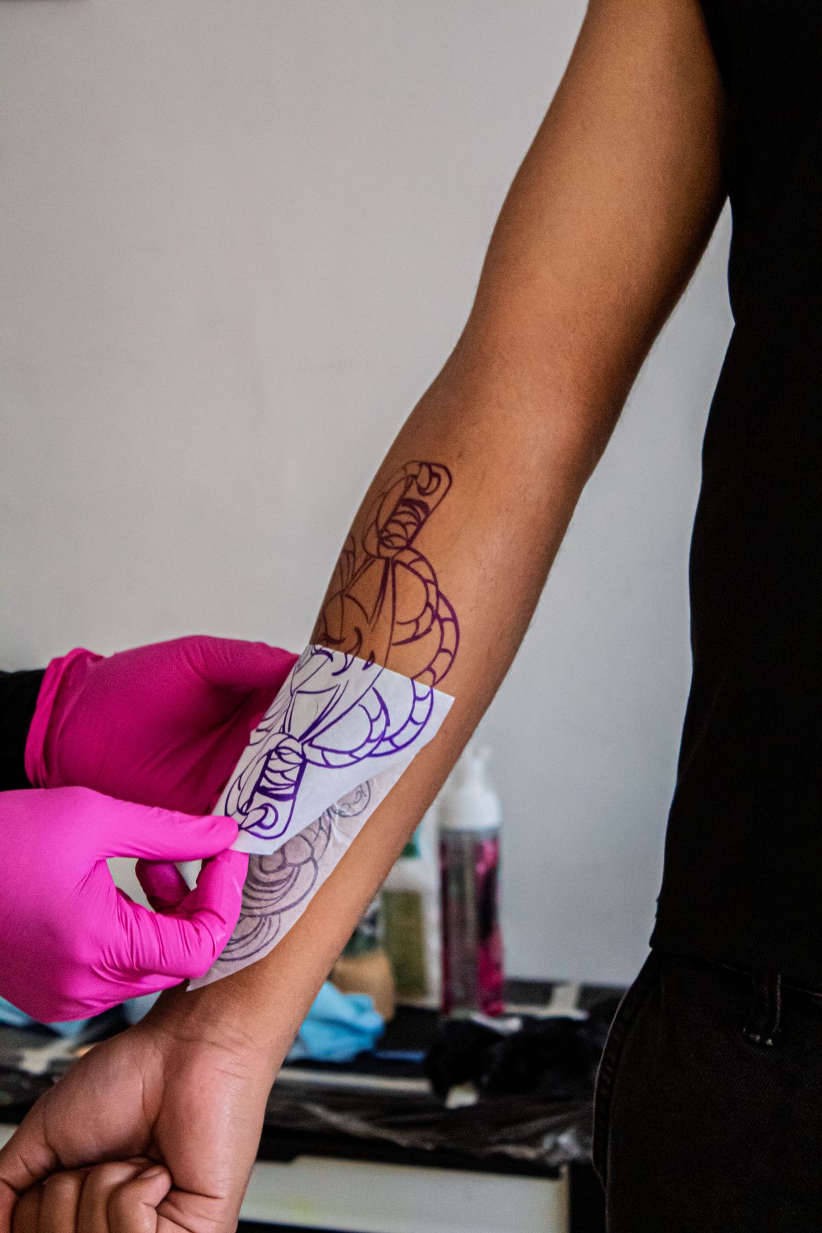 Dark realism stencil — Mara Vale